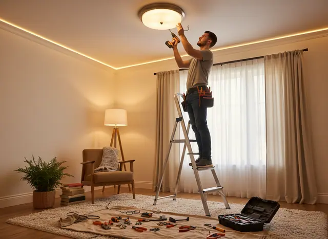 Pose de luminaire : bien choisir sa lumière (blanc chaud ou froid, lumens, lux)